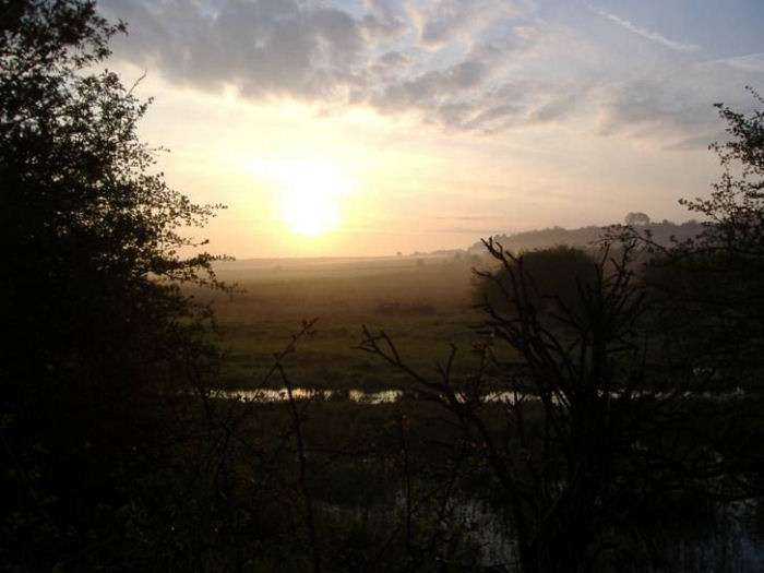 Dawn over Salisbury Plain