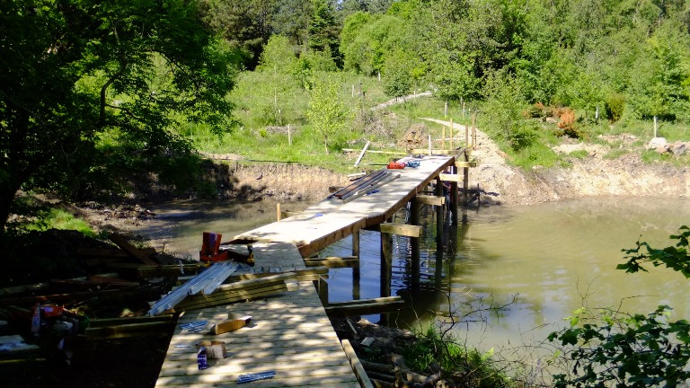 Bridge at lake head
